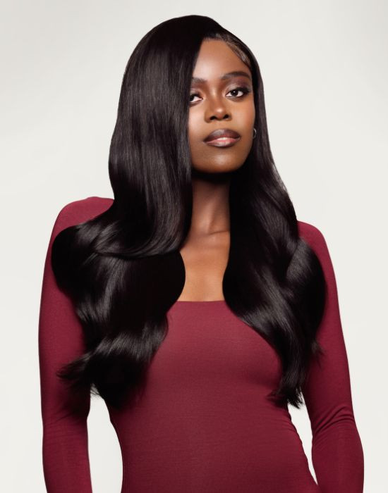 Woman wearing Human Hair Weave - Remi