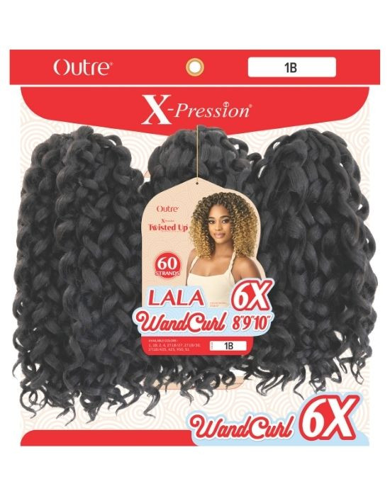 Packaging of Outre X-Pression Twisted Up -  LaLa Wandcurl