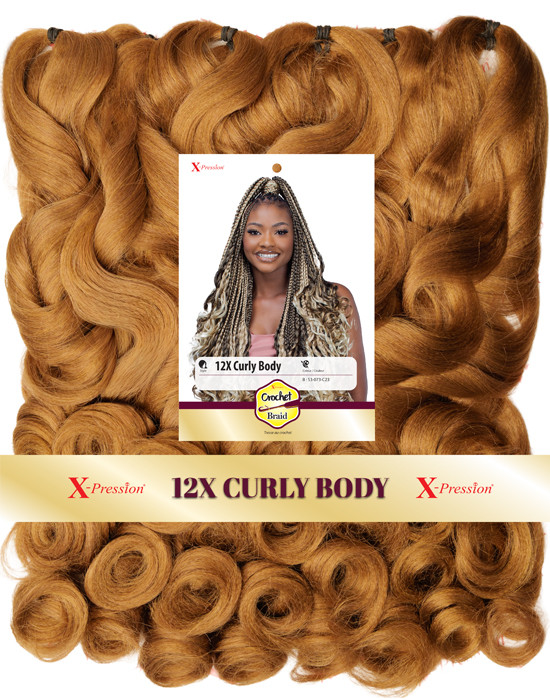 Packaging for X-Pression 12x Curly Body 4