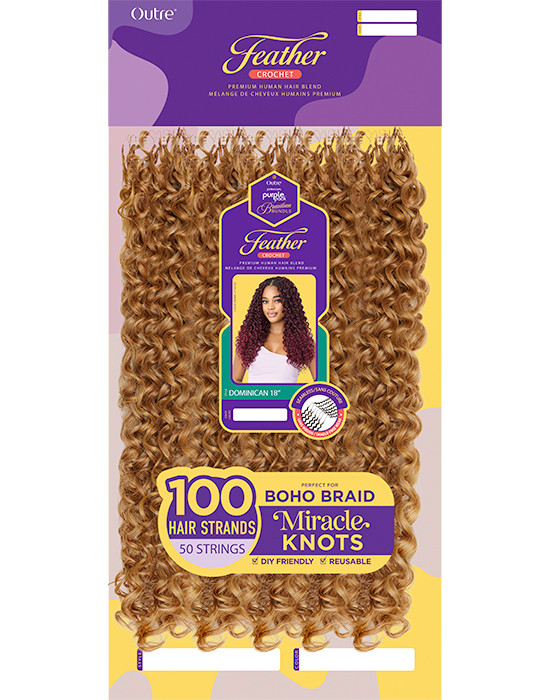 Outre Purple Pack Brazilian - Feather Crochet Dominican