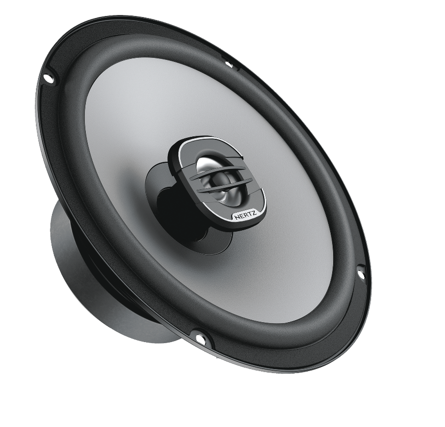 Hertz DCX 165.3 Koaxiallautsprecher – 16,5cm 2-Wege System Mit PEI Hochtöner & 120W Max | Einfacher Einbau, Toller Sound