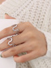 Super Waves Ring: Gold Or Silver