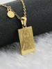 Reversible Etched Zodiac Rectangle Necklace: LAST ONES! Scorpio, Virgo Sagittarius left!