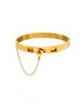 Smooth Latch bangle: Gold Or Silver