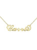 *Sterling Silver* "Carrie Style" Customized Necklace: Gold- MADE TO ORDER