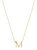 Gold Plated Sterling Silver Initial Necklace