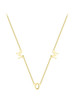 Sterling Silver M-O-M Necklace: Gold, Silver Or Rose