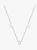 Sterling Silver M-O-M Necklace: Gold, Silver Or Rose