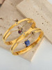 Natural Lapis Stone Drop Bracelet