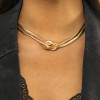 Slip Knot Necklace: Gold Or Silver