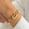 Slip Knot Bracelet: Gold Or Silver