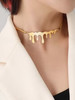 Molten Necklace: Gold Or Silver