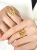 Toggle Ring: Gold Or Silver: As Seen On Singer/Actor Renee Rapp on Seth Meyers! 