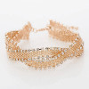 Woven Mesh Pave Accented Bracelet: Gold Or Silver : LAST ONES!