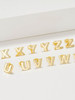 Modern Pave Letter Earrings