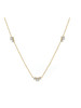 Sterling Minimalist Station Necklace: Gold Or Silver