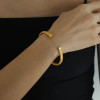 Skinny Banded Bracelet: Gold Or Silver