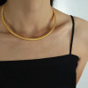 Skinny Banded Collar Necklace: Gold Or Silver: Seen on actress Jessica Marie Garcia!