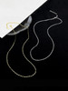 Minimalist Sterling Linked Chain Necklace: Gold Or Silver