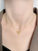 Golden Bow Necklace