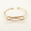 Bow Knot Cuff: Gold Or Silver