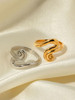 Swirl Ring - Size 7: Gold Or Silver