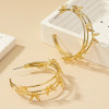 Golden Butterflies Hoops