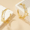 Golden Butterflies Hoops