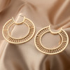 Desert Sunrise Hoops: Gold Or Silver