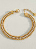 Gilded Strands Bracelet: Gold Or Silver