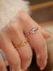 Sterling Knotted Ring: Gold Or Silver