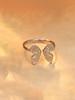 Sterling Butterfly Ring: Gold Or Silver