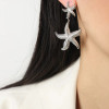Two Starfish Earrings: Gold Or Silver