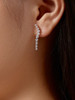 Sterling Curved Dainty Drop Earrings: Gold Or Silver