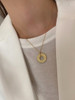 Sterling Disc Necklace: Gold Or Silver - Seen On GMA!