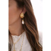 Pearl Drop Shell Earrings