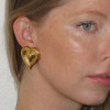 Golden Heart Earrings