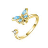 Butterfly Rotating Ring: Gold Or Silver - LAST 3!