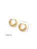 Golden Minimalist Huggie Hoops
