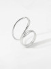 Interlooped Ring: Gold Or Silver