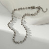 Classic Metal Bead Necklace: Gold Or Silver - LAST ONES!