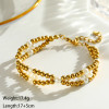 Metal Beads And Pearls Bracelet: Gold Or Silver - FEW LEFT!