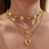 Metal Beads And Pearls Necklace: Gold Or Silver - FEW LEFT!