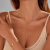 Four Golden Hearts Lariat Necklace: LAST ONES!