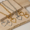 Open Heart Earrings: Gold Or Silver - 2 LEFT!