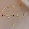 Waterproof Black And White Stars Necklace: 3 LEFT!
