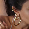 Waterproof Golden Classic Hoops: 1.25" - LAST FEW!