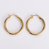Waterproof Golden Classic Hoops: 1.25" - LAST FEW!