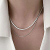 Waterproof Layered Smooth Chains Necklace: LAST ONE!