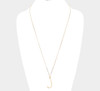Hammered Initial Necklace Gold: Seen on Today Show Deals!  
